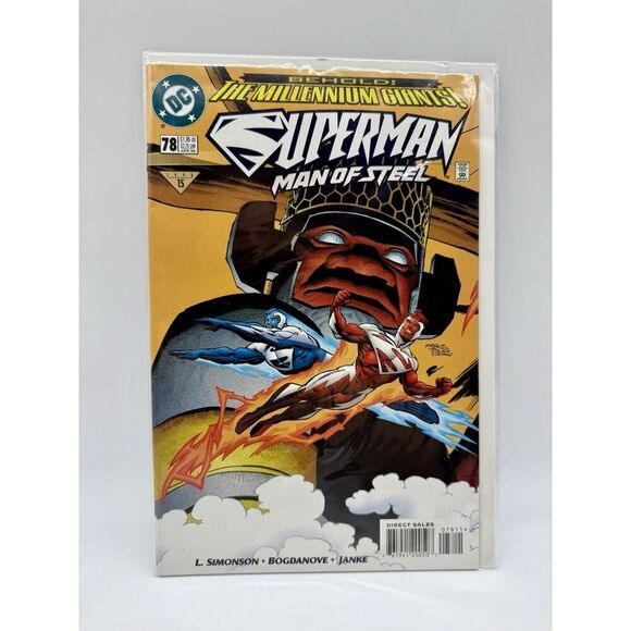 Superman The Man of Steel No. 78‎ DC Comics Vintage 1998 Bagged And Boarded - Picture 1 of 1
